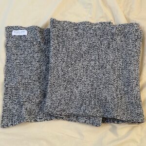 Everlane Charcoal Knit Scarf